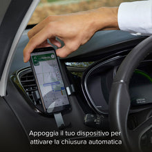 Carica l'immagine nel visualizzatore di Gallery, SBS Portacellulare con Chiusura Automatica a gravità, Supporto Porta Telefono da Auto per Bocchette d'Areazione, Utilizz
