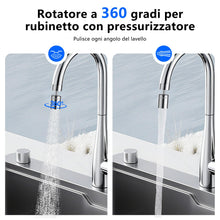 Carica l'immagine nel visualizzatore di Gallery, Terminale per Rubinetto Snodabile 360° con Doppia Funzione – Aeratore Universale con Prolunga per Cucina e Bagno, Rompig