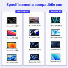 Carica l'immagine nel visualizzatore di Gallery, Cavo da USB C a Magnetic 3 per lavori flessibili a casa, 2 m, 140 W, in nylon, con forte protezione magnetica, compatibi