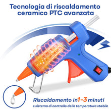 Carica l'immagine nel visualizzatore di Gallery, Pistola Colla a Caldo Colla a Caldo - 20W Mini Pistola a Caldo