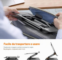 Carica l'immagine nel visualizzatore di Gallery, GRIFEMA Supporto PC Portatile, Laptop Stand con Base Girevole 360°