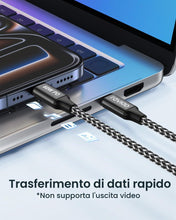 Carica l'immagine nel visualizzatore di Gallery, RAVIAD Cavo USB C USB C 60W [4Pezzi 0.5M+1M+1M+2M] Cavo USB Type-C PD 3A