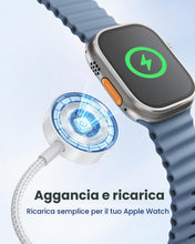 Carica l'immagine nel visualizzatore di Gallery, RAVIAD 3 in 1 Caricatore Apple Watch per Apple Watch, USB C, Lightning 1.2M