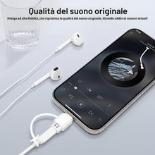 Carica l'immagine nel visualizzatore di Gallery, Adattatore Audio da USB C a Lightning, Convertitore HiFi per Cuffie da USB C Maschio a Lightning Femmina, compatibile co