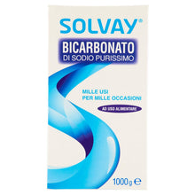 Carica l'immagine nel visualizzatore di Gallery, Solvay® - Bicarbonato di Sodio 1000g - Multiuso - Ad uso alimentare - Casa; Cucina; Lavatrice