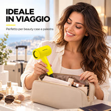 Carica l'immagine nel visualizzatore di Gallery, INNOLIVING INN-612 Mini Asciugacapelli 1200W, Phon da Viaggio Compatto con 2 Velocità e Temperature, Asciugatura e Styli