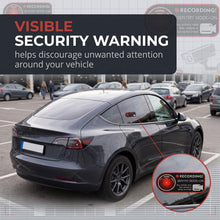 Carica l'immagine nel visualizzatore di Gallery, 8 Pezzi Adesivi per Dash Cam – Segnale di Avviso Presenza Telecamera in Vinile per Auto e Veicoli – Vetrofanie Resistent