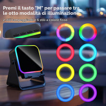 Carica l'immagine nel visualizzatore di Gallery, BIIB Regalo Uomo, Altoparlante Bluetooth Induction con Supporto Telefono