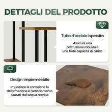 Carica l'immagine nel visualizzatore di Gallery, Bamworld Supporto per piante da interno, scaffale per piante da esterno in legno per più piante, a scala, a 5 livelli pe