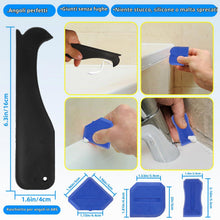 Carica l'immagine nel visualizzatore di Gallery, Strumento per Calafataggio Kit di Strumenti Raschietto e Spatola per Giunti Raschietto in Silicone Prodotto per Rimuover
