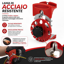 Carica l'immagine nel visualizzatore di Gallery, Topolenashop Macchina Spelafili Manuale per Cavi Elettrici – Spelacavi Compatta con 14 Fori e Lama in Acciaio per Fili i