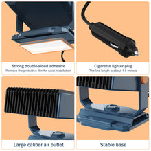 Carica l'immagine nel visualizzatore di Gallery, Riscaldatore per Auto 12V 150W Portatile Sbrinatore Parabrezza