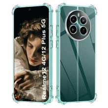 Carica l'immagine nel visualizzatore di Gallery, ISOI - Cover compatibile con Realme 12 4G / Realme 12+ Plus 5G Custodia, con Paraurti Airbag Antiurto Protezione Complet