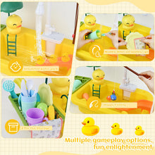 Carica l'immagine nel visualizzatore di Gallery, Ulikey Lavello per Bambini, Lavello Giocattolo con Acqua, Giocattoli da Pesca, Sistemi Automatici di Circolazione Dell'a