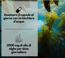 Carica l'immagine nel visualizzatore di Gallery, EXVital® Omega 3 da olio di alghe, vegano, 120 capsule softgel, 2000 mg con 600 mg di DHA e 300 mg di EPA al giorno, ott