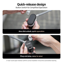 Carica l'immagine nel visualizzatore di Gallery, TELESIN Supporto Magnetico Selfie per Telefono da Collo, POV/VLOG Collana