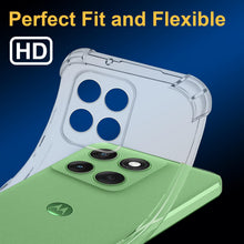 Carica l'immagine nel visualizzatore di Gallery, ISOI - Cover compatibile con Motorola Edge 60 Custodia, con Paraurti Airbag Antiurto Protezione Completa, Case Protettiv