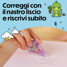 Carica l'immagine nel visualizzatore di Gallery, BIC Nastri correttori Tipp-Ex Vibbies Mini Pocket Mouse (5 mm x 6 m) con simpatici animaletti - Confezione da 6
