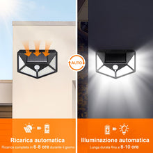 Carica l'immagine nel visualizzatore di Gallery, GRIFEMA Faretto LED solare da esterno con sensore di movimento