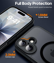 Carica l'immagine nel visualizzatore di Gallery, FLLAO Magnetica Cover per iPhone 17, Nero
