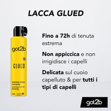 Carica l'immagine nel visualizzatore di Gallery, Schwarzkopf Got2b, Glued Lacca, Tenuta Ultra Forte, Spray per i Capelli ad Alta Tenuta, Fissaggio Forte, 300 ml