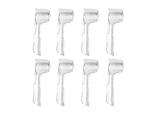 Carica l'immagine nel visualizzatore di Gallery, 8 Testine di Ricambio Compatibili Precision Clean Generiche 3AG + 8 Copritestine di Protezione Igienici per spazzolino e