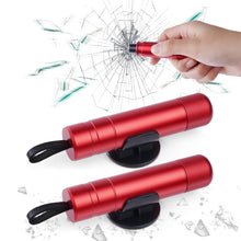 Carica l'immagine nel visualizzatore di Gallery, URAQT Taglia Cinture di Sicurezza e Rompivetro per Auto, 2 Pezzi Rompi Finestrino per Auto, con 2 Supporti, Strumento di