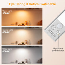 Carica l'immagine nel visualizzatore di Gallery, Gritin 26CM Luce LED Sottopensile Cucina Ricaricabile con Sensore