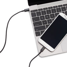 Carica l'immagine nel visualizzatore di Gallery, Amazon Basics Cavo da USB-C (Sorgente) a Micro-B 2.0 (Dispositivo), 1,0m, Nero, Ricarica 3A, Dati a 480Mbps, per Control