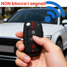 Carica l'immagine nel visualizzatore di Gallery, JZK 3 pulsanti guscio protettivo per chiave auto per Audi chiave, custodia per chiave auto, cover in silicone per chiave