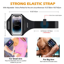 Carica l'immagine nel visualizzatore di Gallery, Fascia da Braccio con Tasca Auricolari per Smartphone fino a 6,9"
