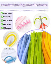 Carica l'immagine nel visualizzatore di Gallery, 1000 pz Scovolini Colorati per Lavoretti di Fiori - Pipe Cleaner flower kit,18 Colori Scovolini Ciniglia con Accessori C