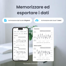 Carica l'immagine nel visualizzatore di Gallery, SwitchBot Termometro igrometro per interni ed esterni, termometro Bluetooth per esterni, misuratore di umidità dell'aria