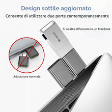Carica l'immagine nel visualizzatore di Gallery, BASESAILOR Adattatore USB C a USB 3Pezzi,USBC Maschio a USB 3.2 Femmina OTG