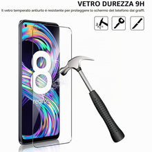 Carica l'immagine nel visualizzatore di Gallery, Pnakqil 2 Pezzi Pellicola Protettiva Vetro Temperato per Realme 8/8 Pro 4G, 2 Pezzi HD Protettiva, Durezza 9H Anti-Graff