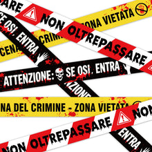 Carica l'immagine nel visualizzatore di Gallery, DPKOW Scena del Crimine Nastro Halloween Decorazioni Esterno Giardino