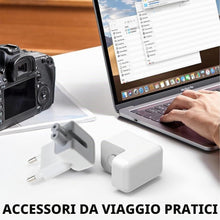 Carica l'immagine nel visualizzatore di Gallery, TECHZOCO Adattatore CA per alimentatori compatibile con Apple, ricambio per adattatore CA compatibile con MacBook, iPhon