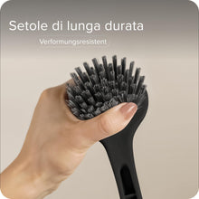 Carica l'immagine nel visualizzatore di Gallery, Black Sweden Home Spazzola per Piatti x2 - Antibatterica, Setole Dure per Sporco Resistente - Lavabile in Lavastoviglie,