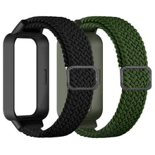 Carica l'immagine nel visualizzatore di Gallery, 2 cinturini compatibili con Xiaomi Smart Band 9 Active, cinturino sportivo in tessuto morbido ed elastico per Xiaomi Sma
