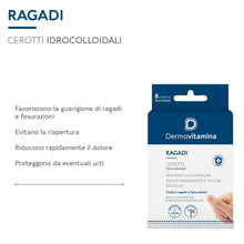 Carica l'immagine nel visualizzatore di Gallery, Dermovitamina - Ragadi Cerotti - Confezione da 8 Patch - Per Fissurazioni