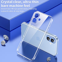 Carica l'immagine nel visualizzatore di Gallery, Phoona Cover per iPhone 17 Custodia con 2 Pezzi Pellicola Vetro Temperato,Ultra Sottile Trasparente Silicone Protettiva 