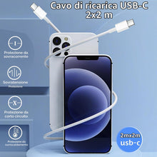 Carica l'immagine nel visualizzatore di Gallery, 20W Caricatore With USB C - 2 Pezzi Charger With 2X2M Cavo per Samsung Galaxy per iPhone 17 16 15 Plus Pro Max iPad Huaw