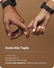 Carica l'immagine nel visualizzatore di Gallery, Fullmosa Cinturino Acciaio per Apple Watch 44mm 46mm 49mm 45mm 40mm 42mm
