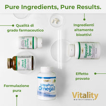 Carica l'immagine nel visualizzatore di Gallery, Prosta Pro High Dose. Complesso di capsule per la prostata con 600 mg di estratto di zucca, vitamina B6, zinco e selenio
