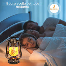 Carica l'immagine nel visualizzatore di Gallery, Weinsamkeit Lanterne Solari da Esterno, 2 Pezzi Lampade da Campeggio LED Vintage, Impermeabile Appendere Lampade con Eff