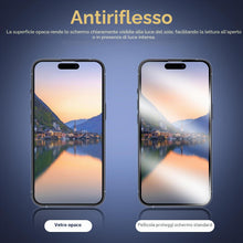 Carica l'immagine nel visualizzatore di Gallery, 2 Pezzi per iPhone 14 Pro Opaca Vetro Temperato Pellicola