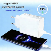 Carica l'immagine nel visualizzatore di Gallery, Caricabatteria rapida 120W USB Adattatore,compatibile con Xiaomi