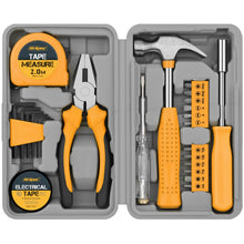 Carica l'immagine nel visualizzatore di Gallery, Hi-Spec Mini Cassetta Attrezzi per Casa e Ufficio, Riparazioni Base, giallo