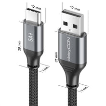 Carica l'immagine nel visualizzatore di Gallery, deleyCON 2m USB-A a USB-C Cavo di Ricarica Cavo Dati USB 2.0