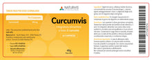 Carica l'immagine nel visualizzatore di Gallery, Curcumvis 40 Compresse - Integratore di Curcuma Longa, 950 mg di Curcuminoidi per 2 Compresse - 48 g